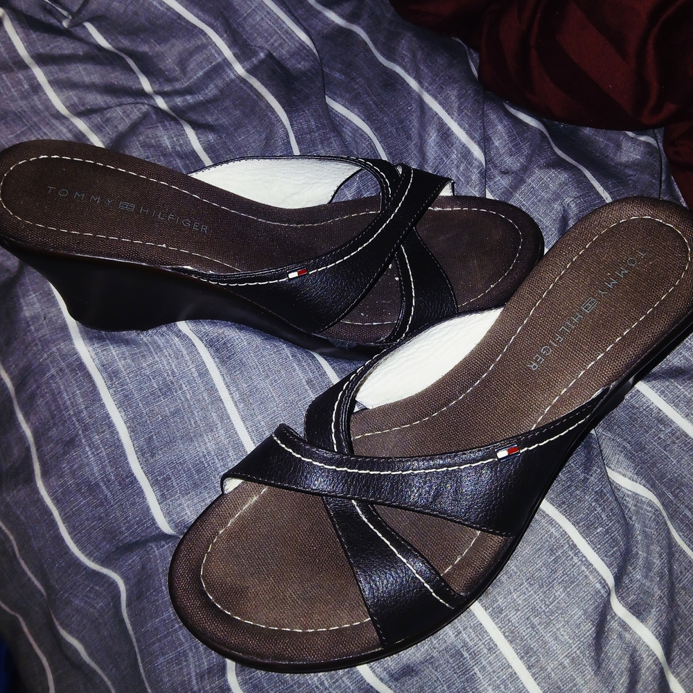 Tommy Hilfiger Black Women's Sandal